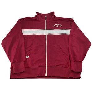 VTG Alabama Crimson Tide ESPN Authentic Apparel Full Zip Track Jacket Mens XL‎